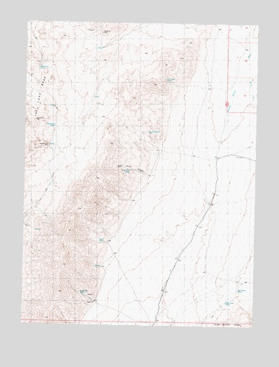 Dead Horse Canyon, NV USGS Topographic Map