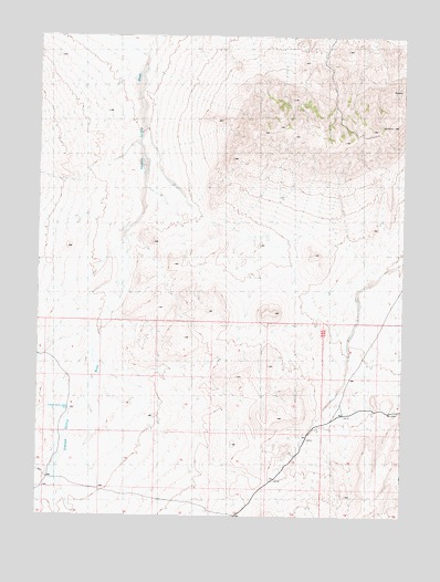Dead Horse Canyon NE, NV USGS Topographic Map