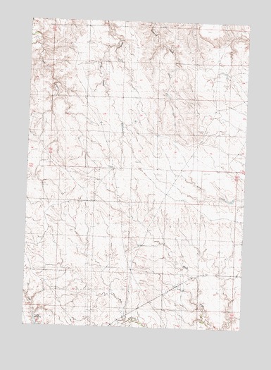 Dead Horse Draw, SD USGS Topographic Map