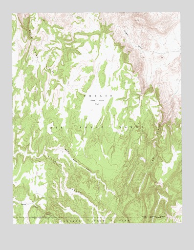 Dead Horse Flat, NV USGS Topographic Map