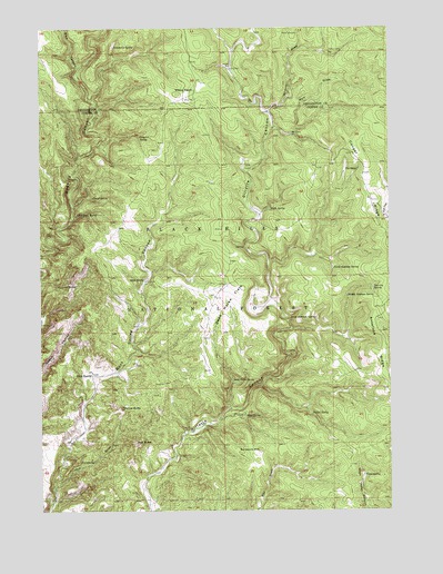 Dead Horse Flats, SD USGS Topographic Map