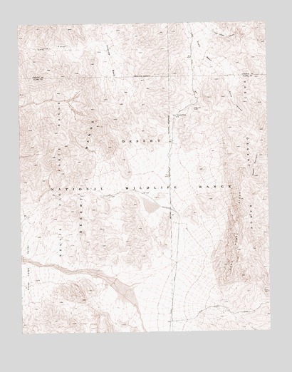 Dead Horse Ridge, NV USGS Topographic Map