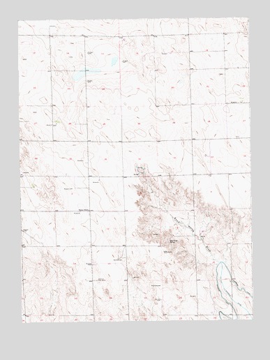 Dead Horse Springs, CO USGS Topographic Map