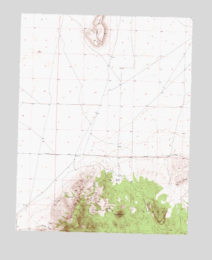 Antelope Peak, UT USGS Topographic Map