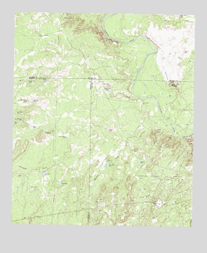 Dead Indian Mountain, TX USGS Topographic Map