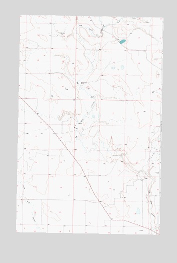 Dead Indian Spring, MT USGS Topographic Map