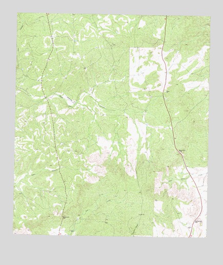 Dead Mans Pass, TX USGS Topographic Map