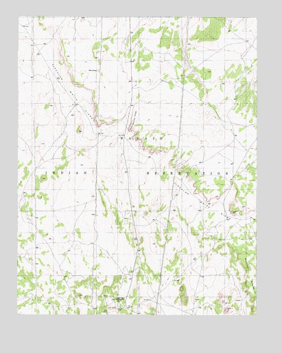 Dead Monkey Ridge, AZ USGS Topographic Map