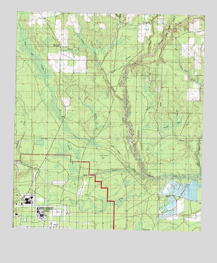 Dead Tiger Creek, MS USGS Topographic Map