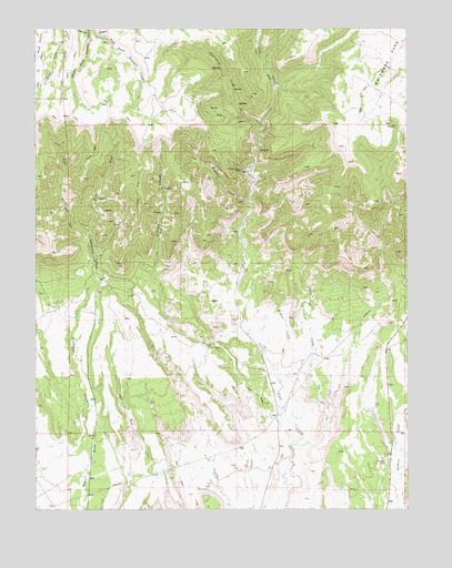 Deadman Canyon, UT USGS Topographic Map