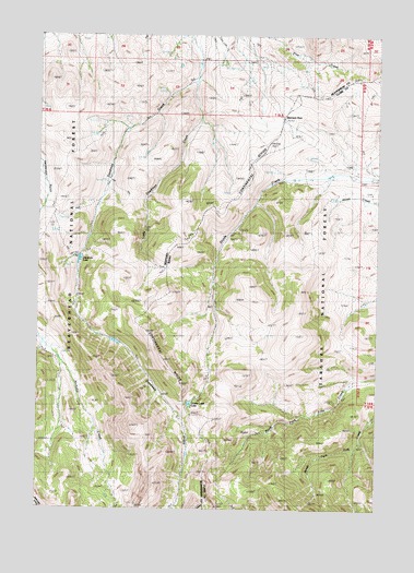 Deadman Lake, MT USGS Topographic Map
