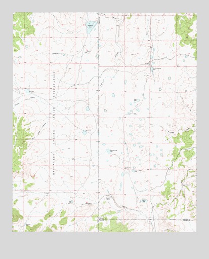 Deadman Lake, NM USGS Topographic Map