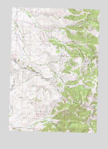 Deadman Pass, MT USGS Topographic Map