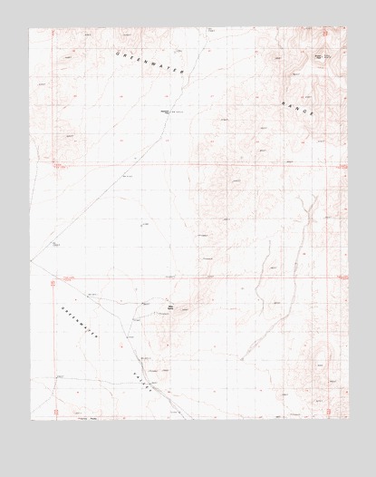 Deadman Pass, CA USGS Topographic Map