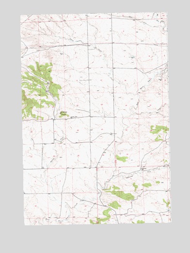 Antelope Point, MT USGS Topographic Map
