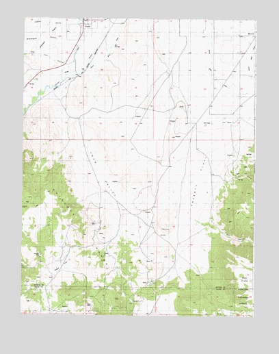 Antelope Range, UT USGS Topographic Map