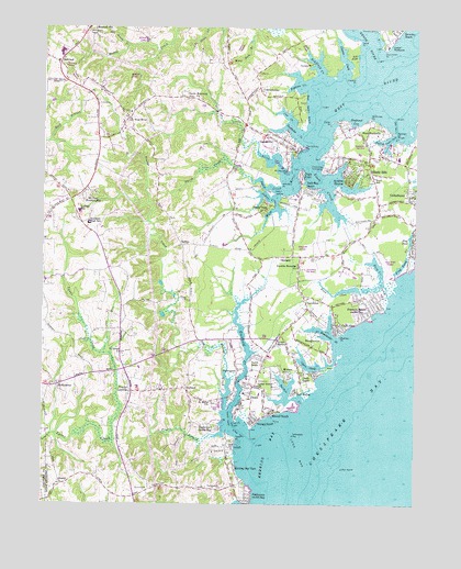 Deale, MD USGS Topographic Map