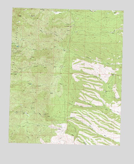 Dean Peak, AZ USGS Topographic Map