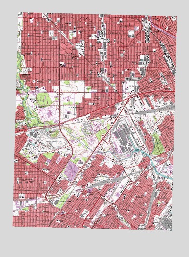 Dearborn, MI USGS Topographic Map
