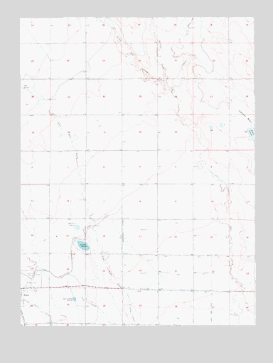 Antelope Reservoir, CO USGS Topographic Map