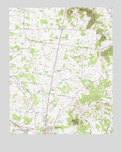 Deason, TN USGS Topographic Map