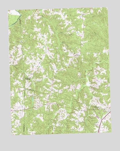 Deatonville, VA USGS Topographic Map
