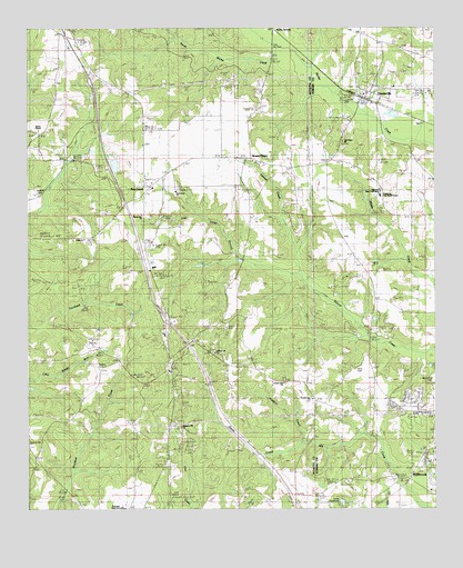 Deatsville, AL USGS Topographic Map