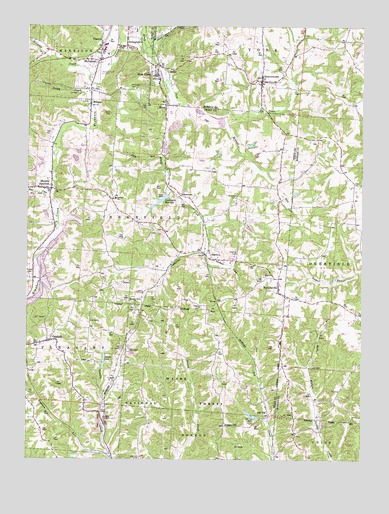 Deavertown, OH USGS Topographic Map
