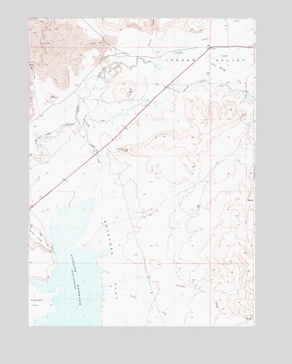 Antelope Reservoir, OR USGS Topographic Map