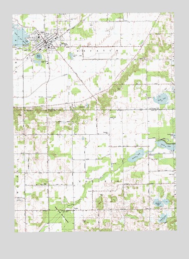 Decatur, MI USGS Topographic Map
