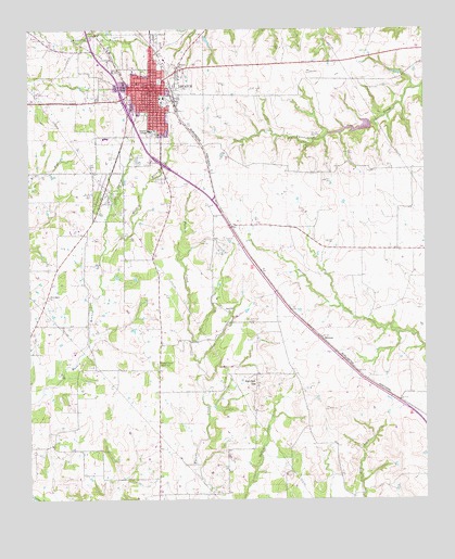Decatur, TX USGS Topographic Map