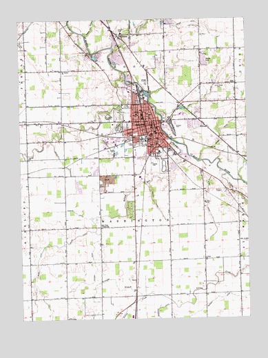 Decatur, IN USGS Topographic Map