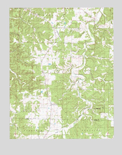 Decaturville, MO USGS Topographic Map