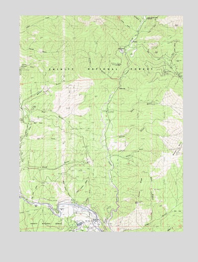 Dedrick, CA USGS Topographic Map