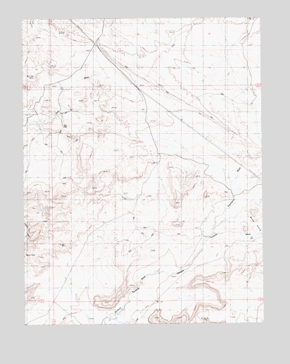 Dee Pass, UT USGS Topographic Map