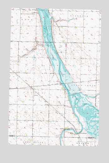 Deep, ND USGS Topographic Map