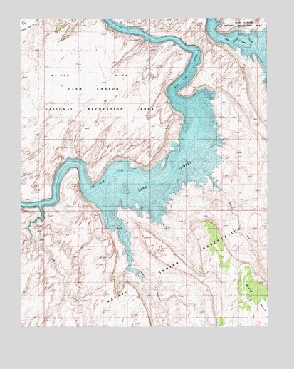 Deep Canyon North, UT USGS Topographic Map