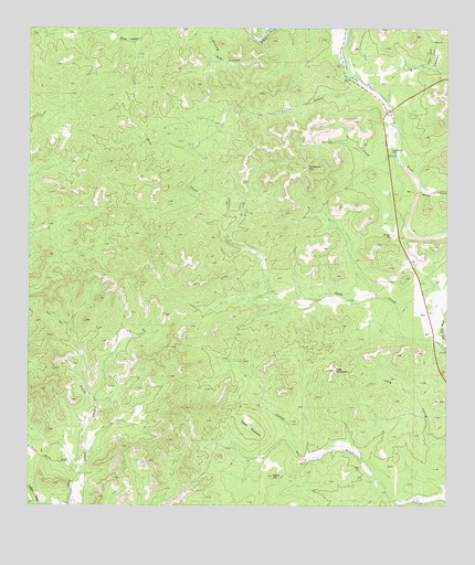 Deep Creek, TX USGS Topographic Map