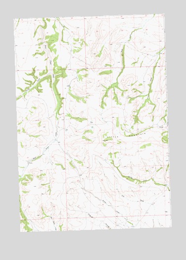 Deep Creek SE, MT USGS Topographic Map