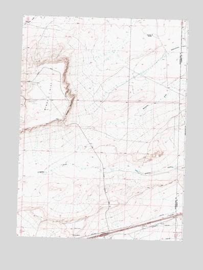 Antelope Spring, WY USGS Topographic Map