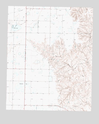 Deep Lake, TX USGS Topographic Map