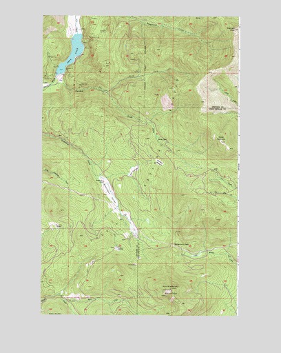 Deep Lake, WA USGS Topographic Map