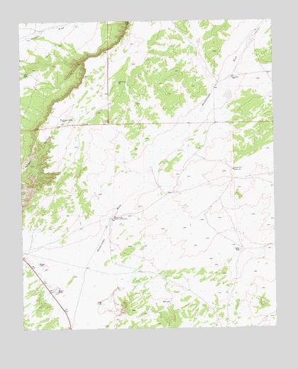 Deep Lake, AZ USGS Topographic Map