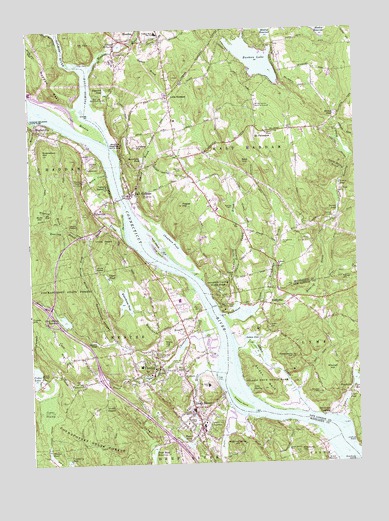 Deep River, CT USGS Topographic Map