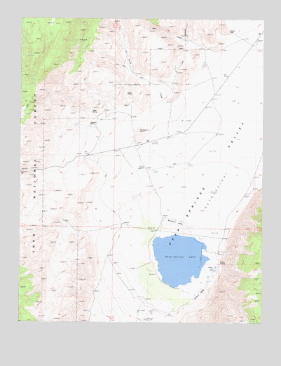Deep Springs Lake, CA USGS Topographic Map