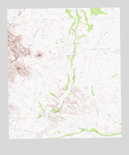 Deep Well Ranch, TX USGS Topographic Map