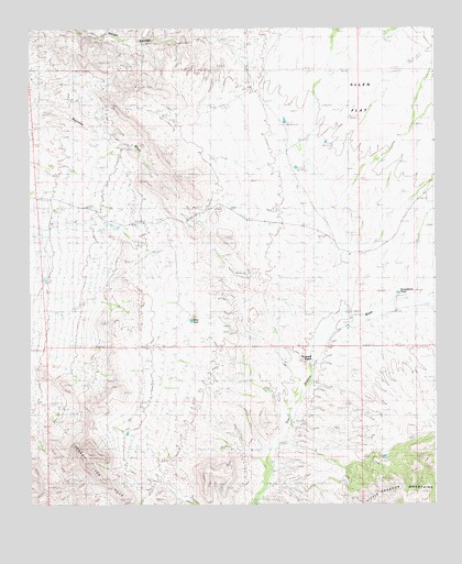 Deepwell Ranch, AZ USGS Topographic Map