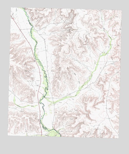 Deer Canyon, TX USGS Topographic Map