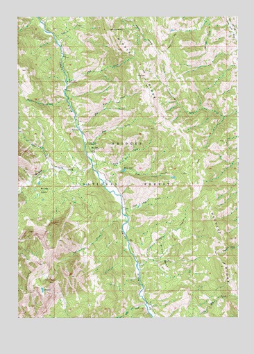 Deer Creek, WY USGS Topographic Map