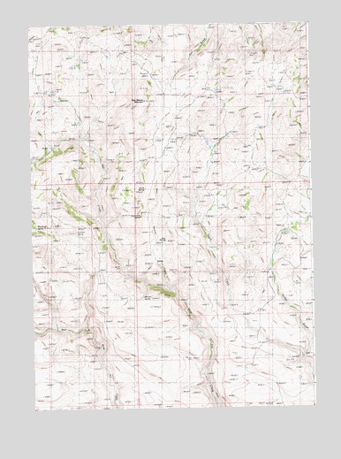 Deer Heaven Mountain, ID USGS Topographic Map